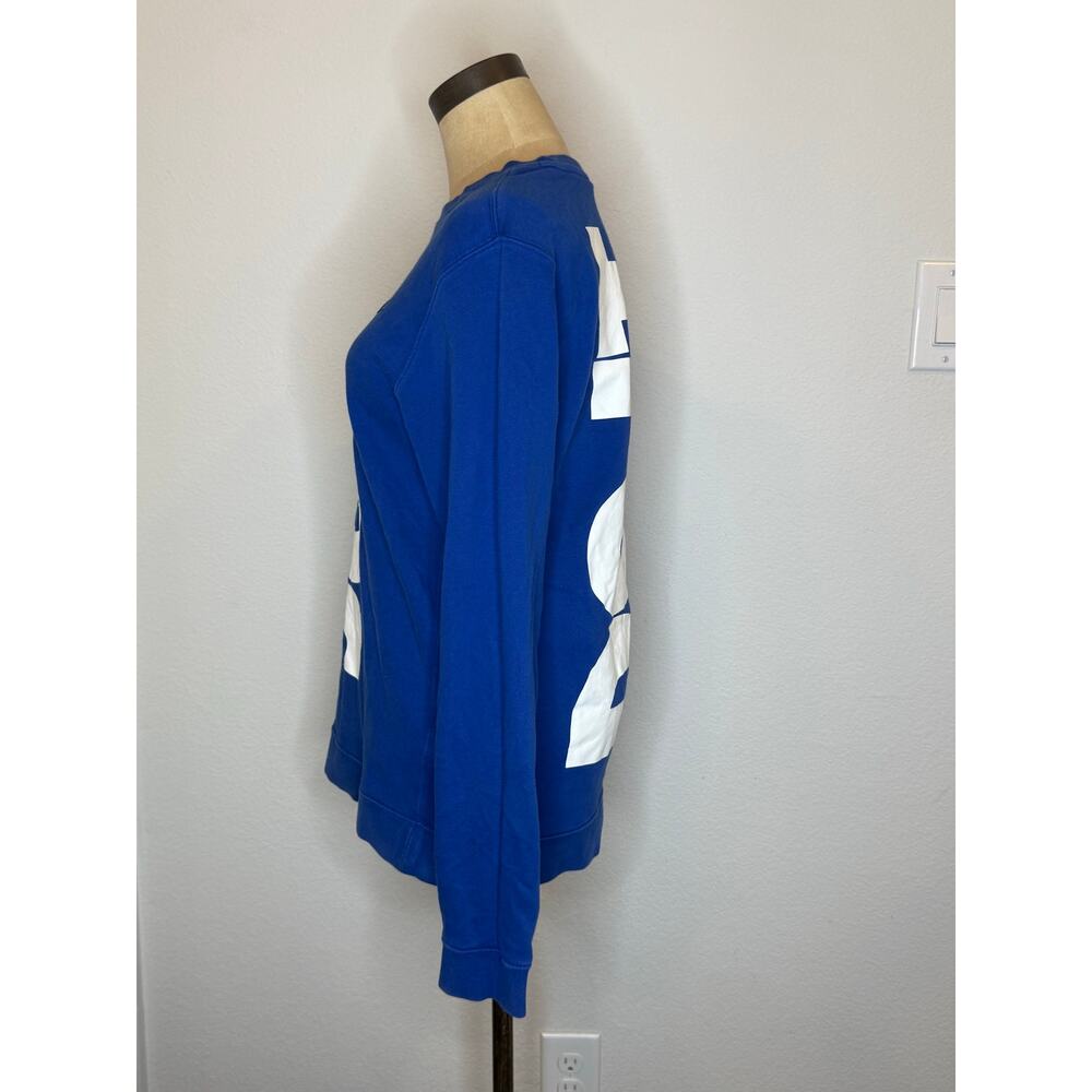 NIKE JUST DO IT Blue Crew neck sweatshirt top shirt Women Small S - Picture 2 of 8